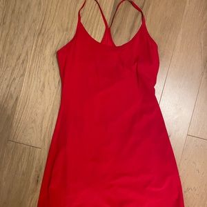 Outdoor Voices red exercise dress!